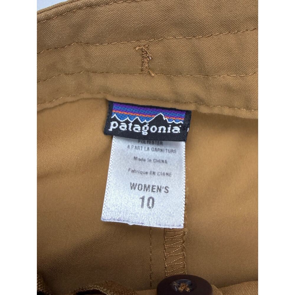 PATAGONIA Women's Inter-Continental Hideaway Skirt Skort Size 10 Camel - Picture 4 of 5